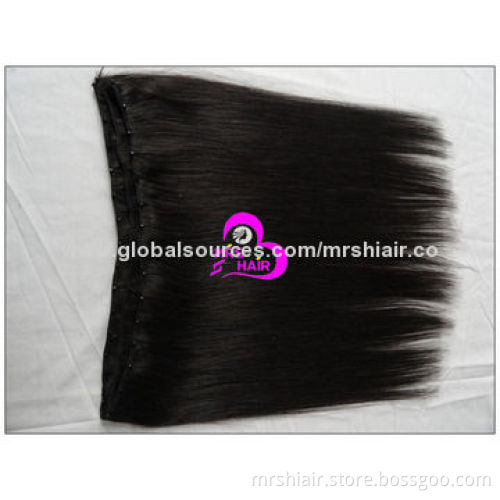 22-inch Natural Color Straight Peruvian Micro Ez Weft Hair